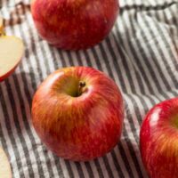 Raw Red Organic Kiku Apples