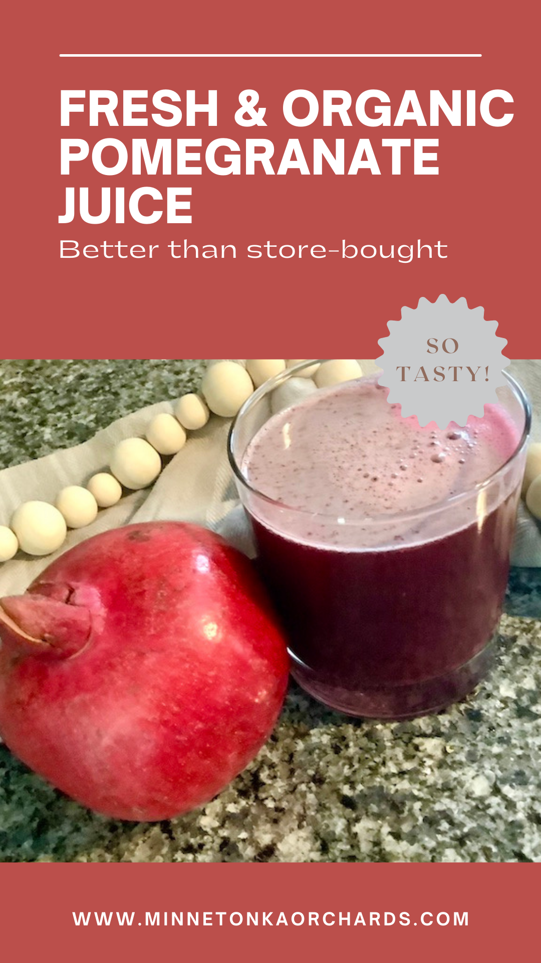 How To Make The Best Pomegranate Juice! Organic, Healthy, and Fresh
