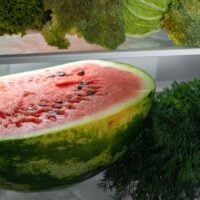Refrigerated watermelon
