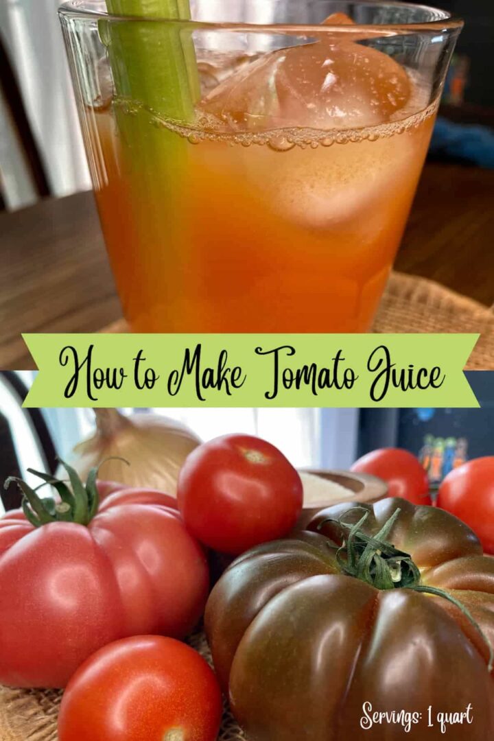 How to Make Tomato Juice Minneopa Orchards