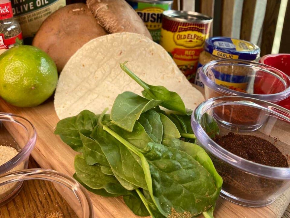 Portobello Mushroom Recipe Portobello Mushroom and Spinach Enchiladas Minneopa Orchards